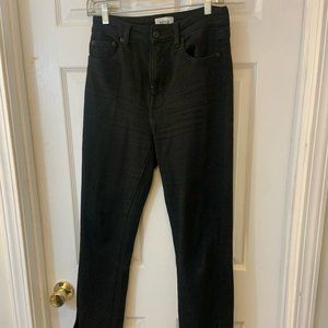 Black Pistola Split Leg Jeans